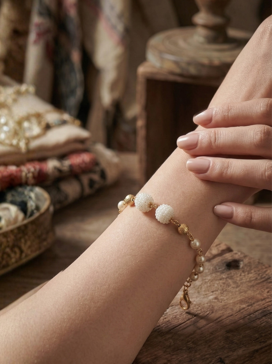 Pulseira Orvalho da Manhã um toque sofisticado e deslumbrante com design clássico