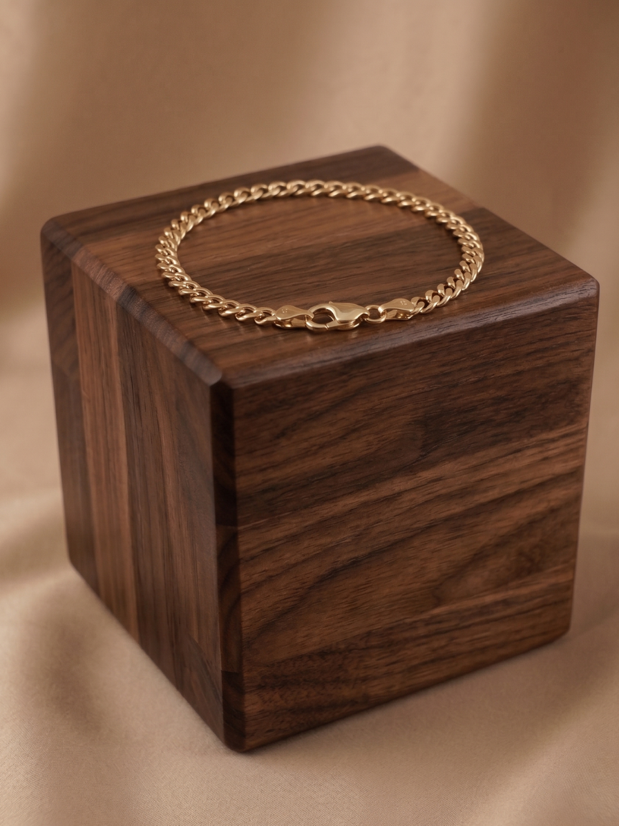 Pulseira Grumet Semi Joias design clássico e refinado