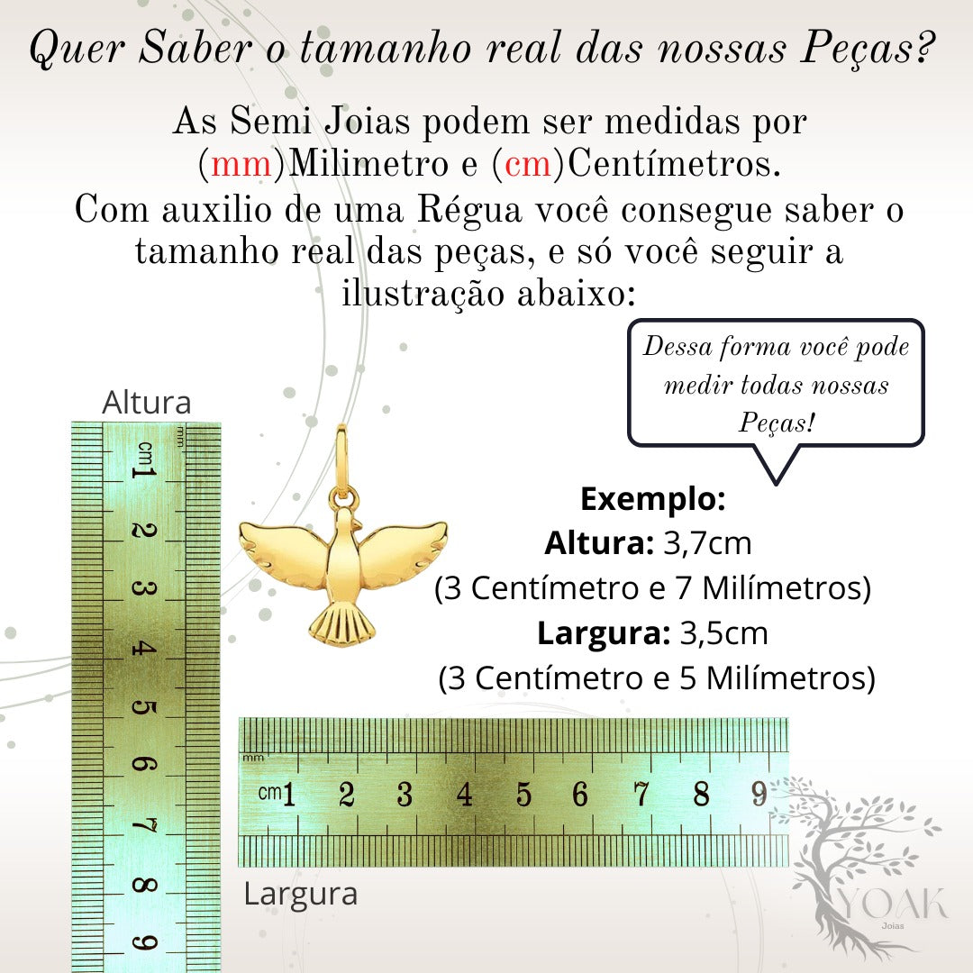 Colar com Pingente Cruz Diamantada Joias Banhada