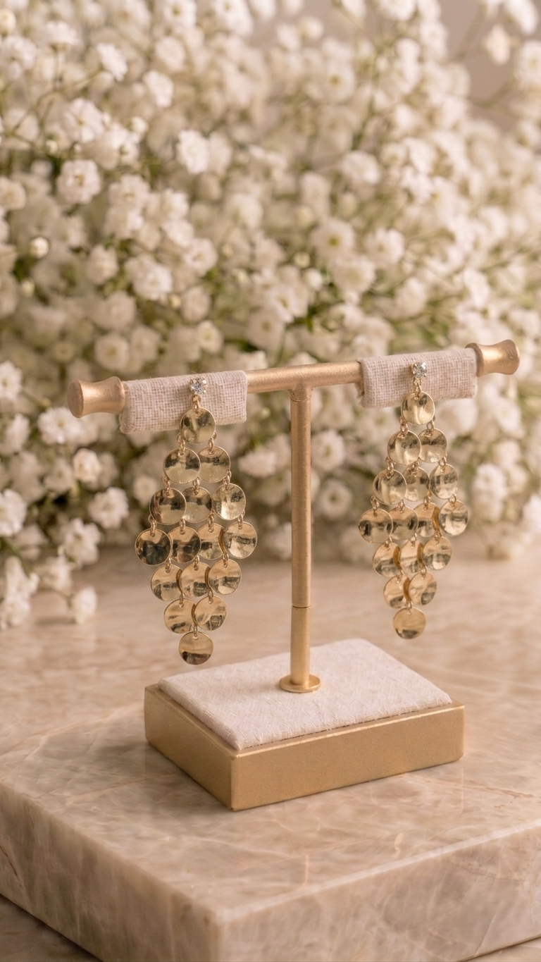 Brinco Cascata com Design sofisticado!