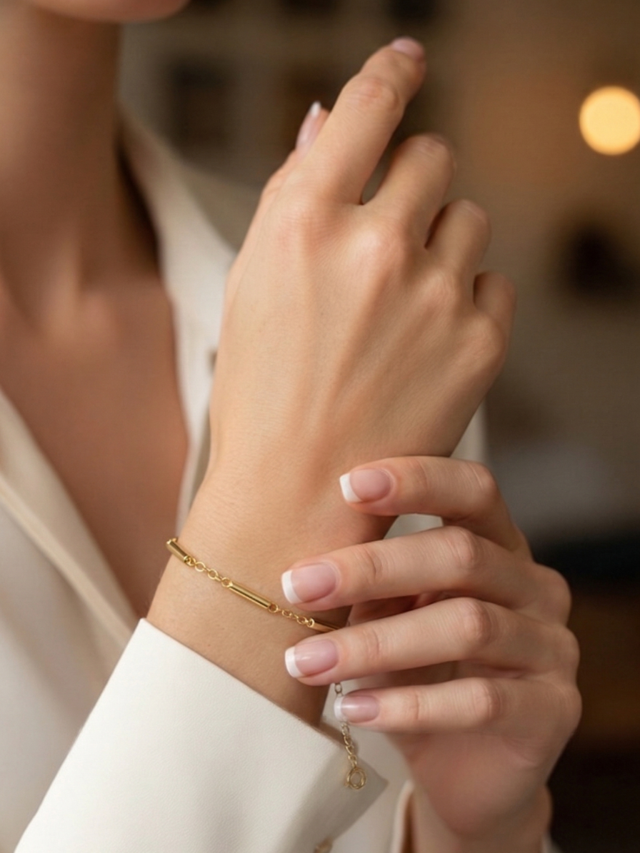 Pulseira Palito um toque sofisticado e deslumbrante com design clássico