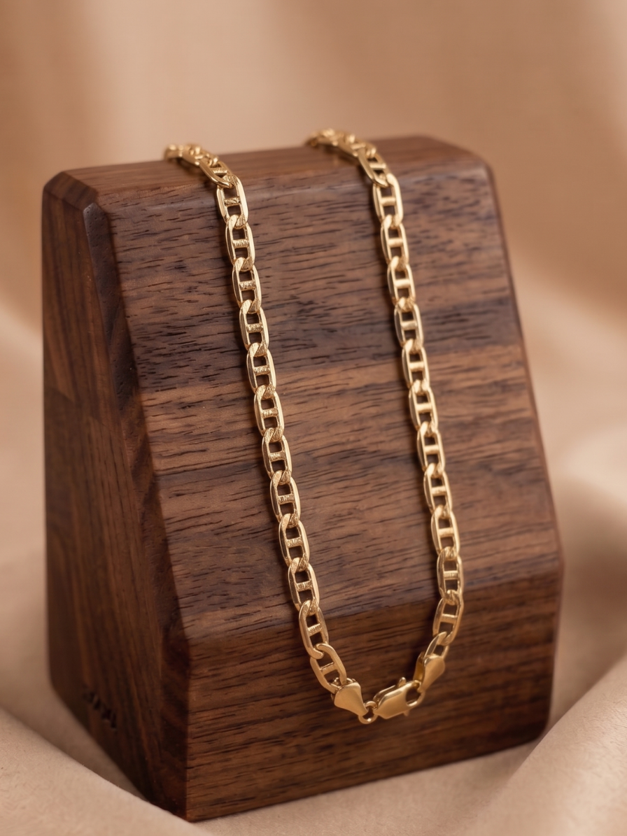 Pulseira Piastrine Joias Banhada design clássico e refinado