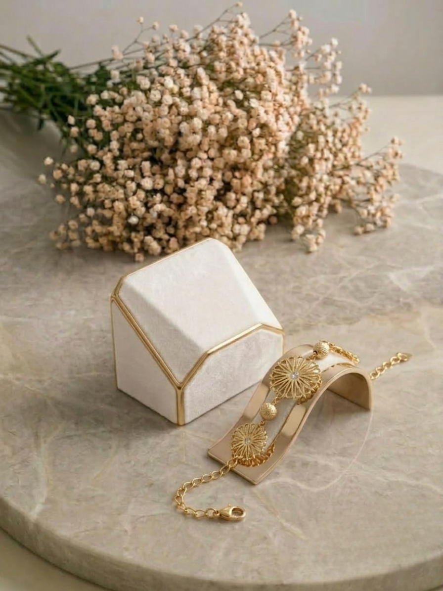 Pulseira Esferas um toque sofisticado e deslumbrante com design clássico