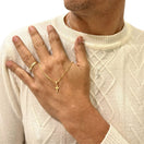 Trocar imagem Colar de Semi Joias com Pingente de Cruz 2