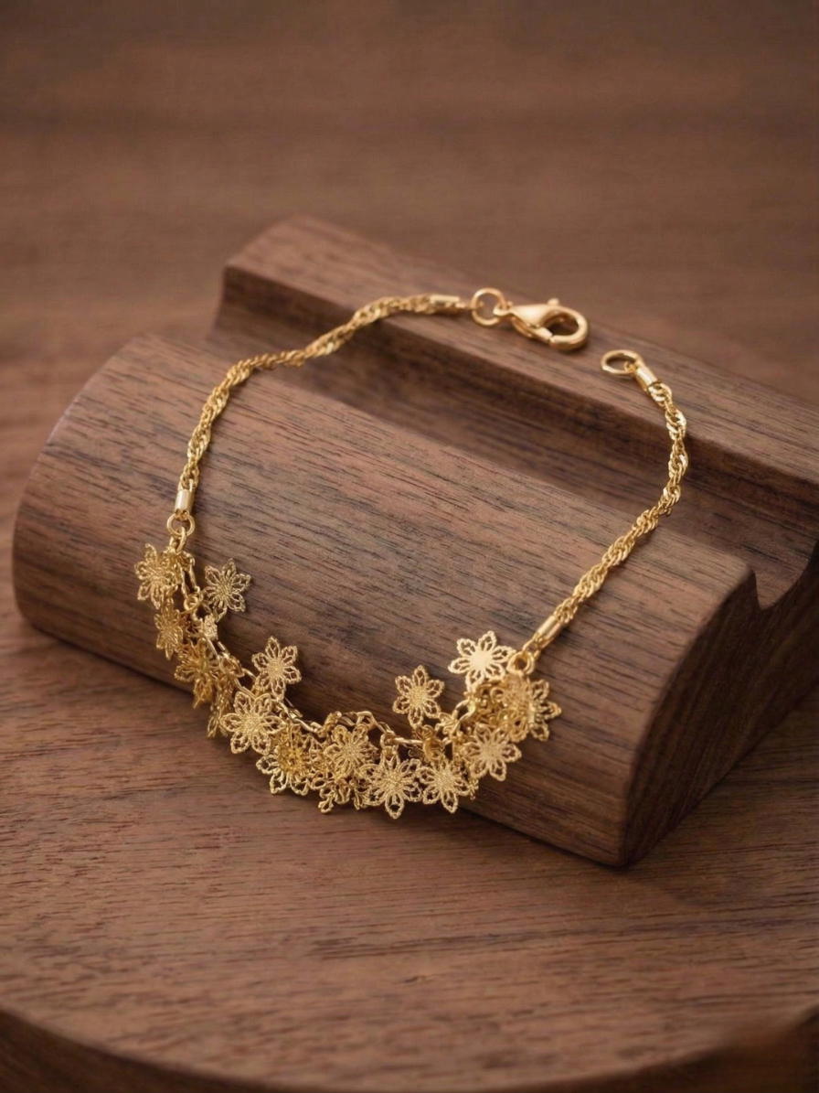 Pulseira Floratta um toque sofisticado e deslumbrante com design clássico