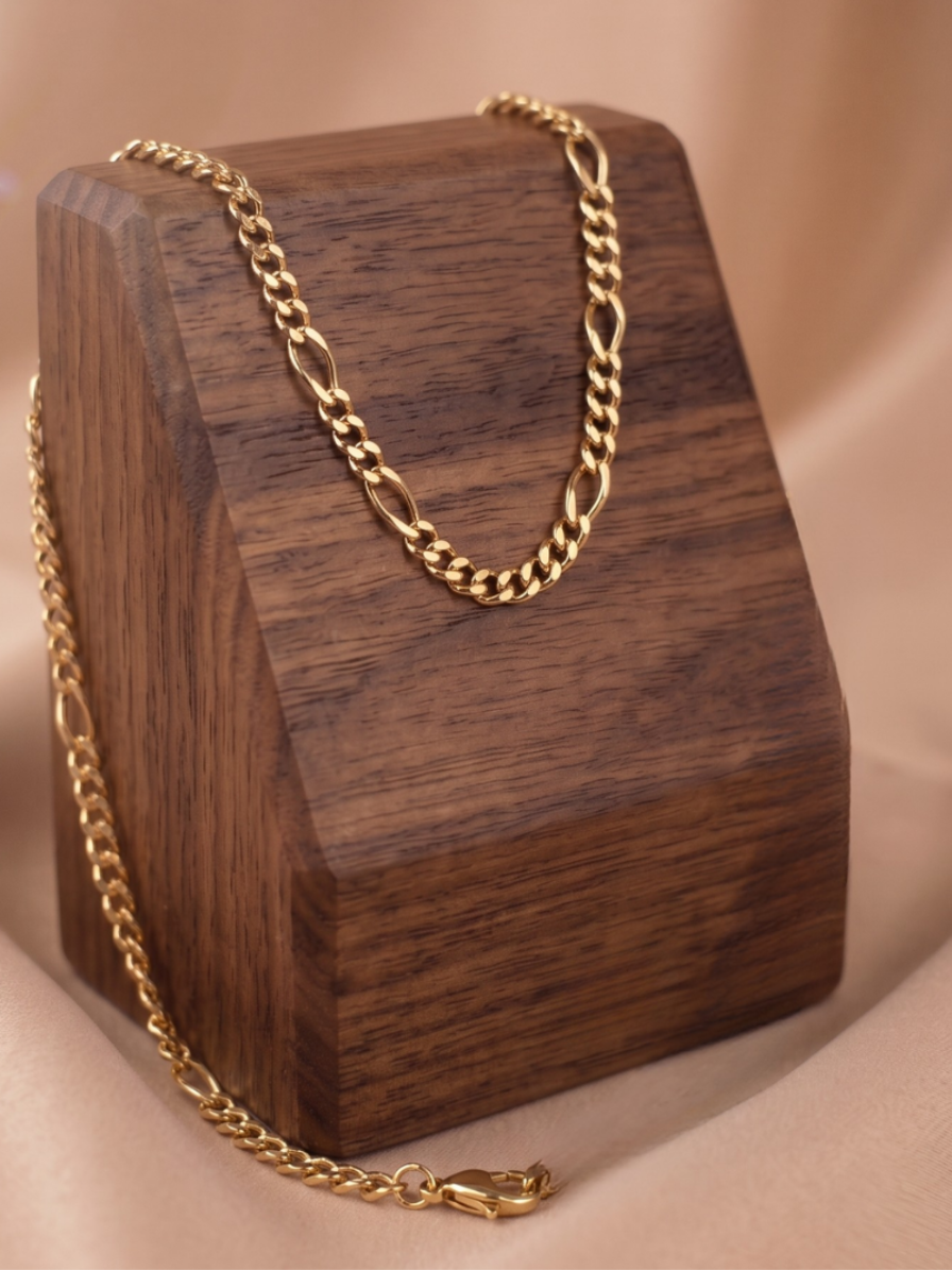 Pulseira   Malha Elos 3x1 Joias Banhada design clássico e refinado