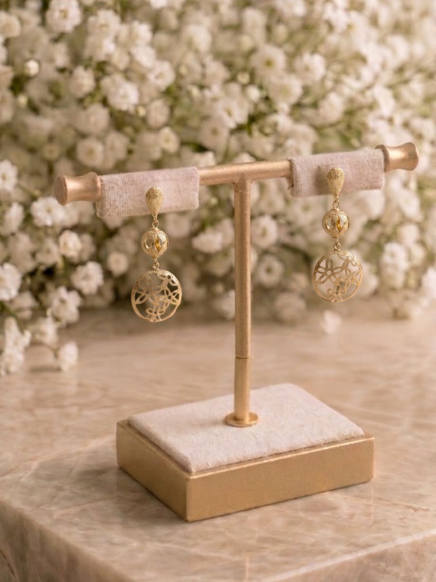 Brinco Mandala Flores com Design  sofisticado!