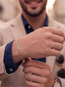 Trocar imagem Pulseira Anchor Joias Banhada design clássico e refinado 2