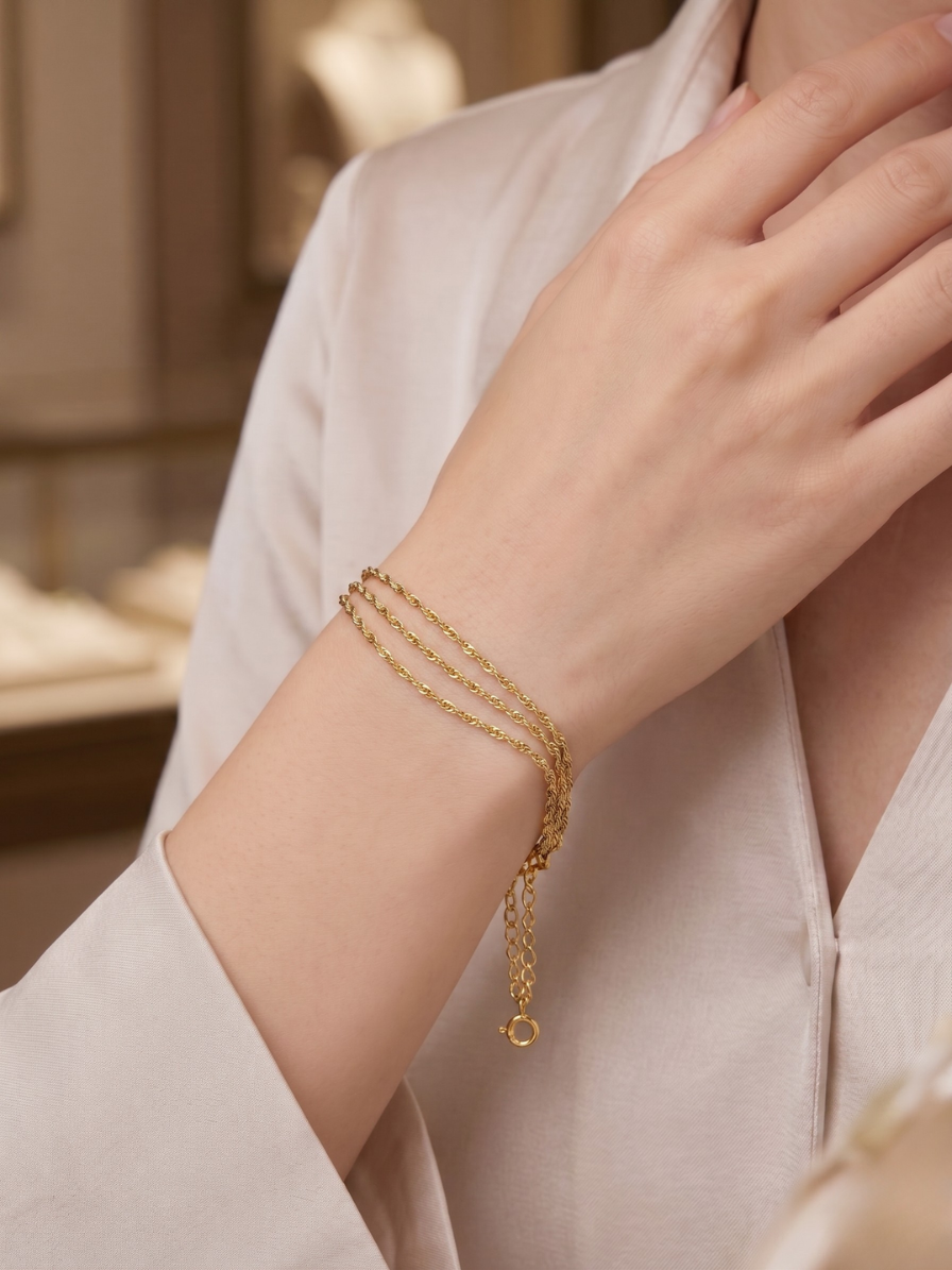 Pulseira Trio um toque sofisticado e deslumbrante com design clássico